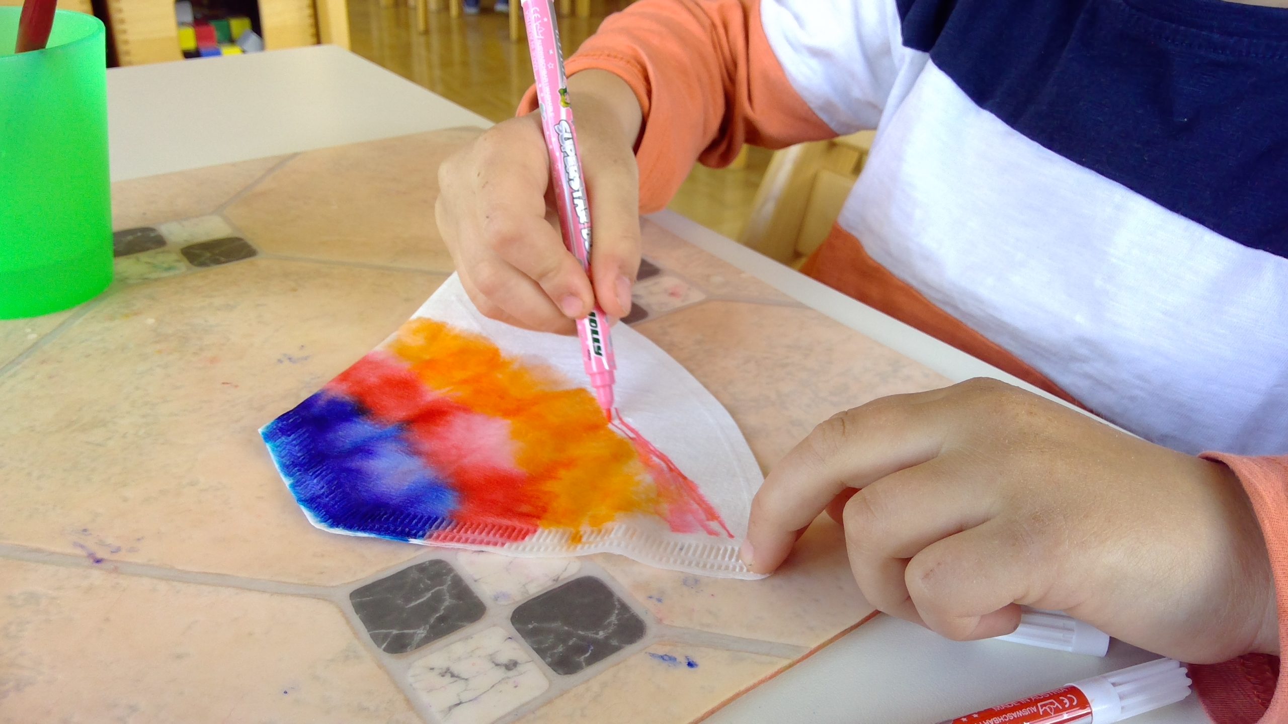 Wir experimentieren ….
